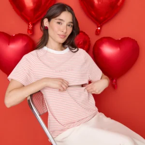 ⁦חולצת הנקה לילי  • ורוד⁩ – תמונה ⁦5⁩