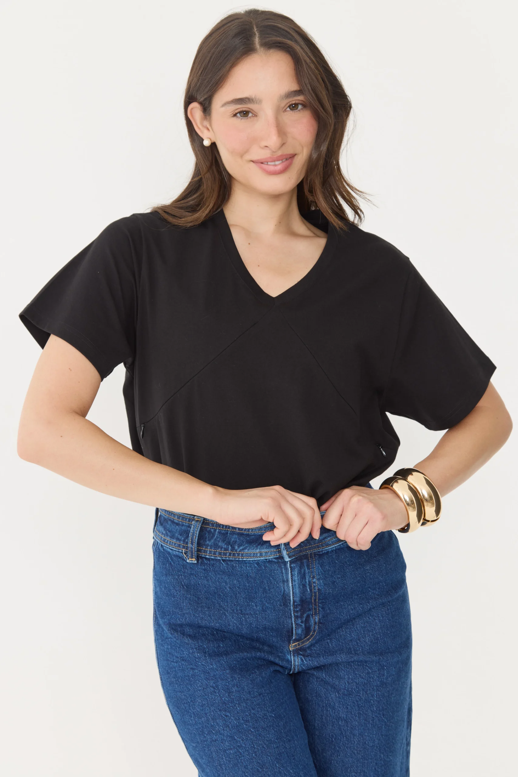 The prefect V-NECK • שחור