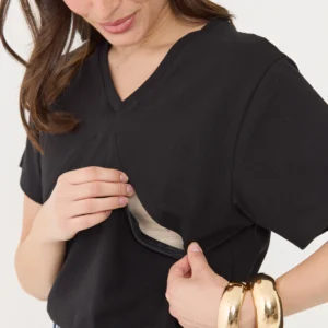 Alternative view of The prefect V-NECK • שחור