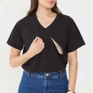 The prefect V-NECK • שחור – תמונה 7